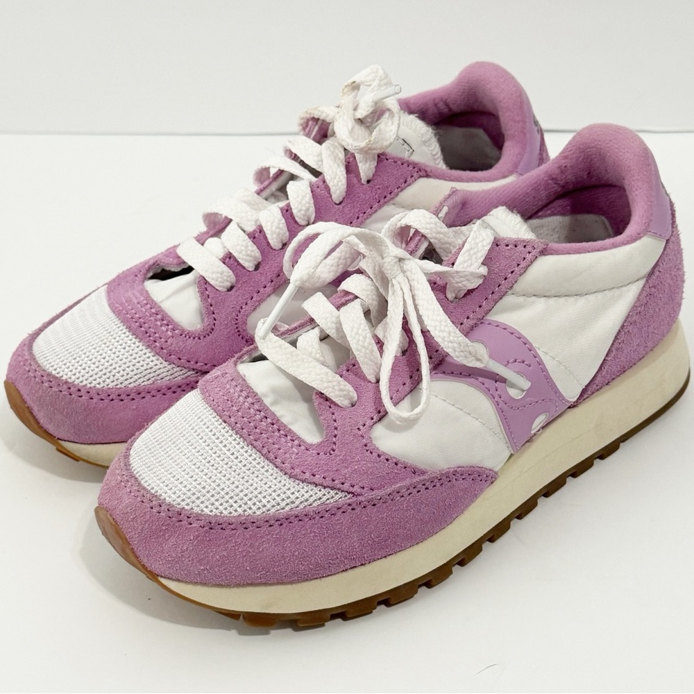Saucony Women's Sneakers in Pink and White